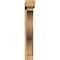 Ekena Millwork Funston Block Rough Sawn Bracket w/ Offset Brace, Western Red Cedar, 6"W x 34"D x 40"H BKT0604X34X40FST05RWR - alternate 4